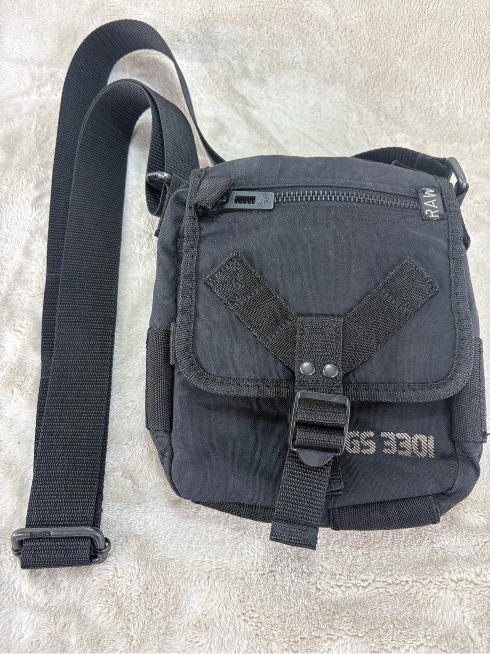 Black G-Star Men's Crossbody Utility Bag